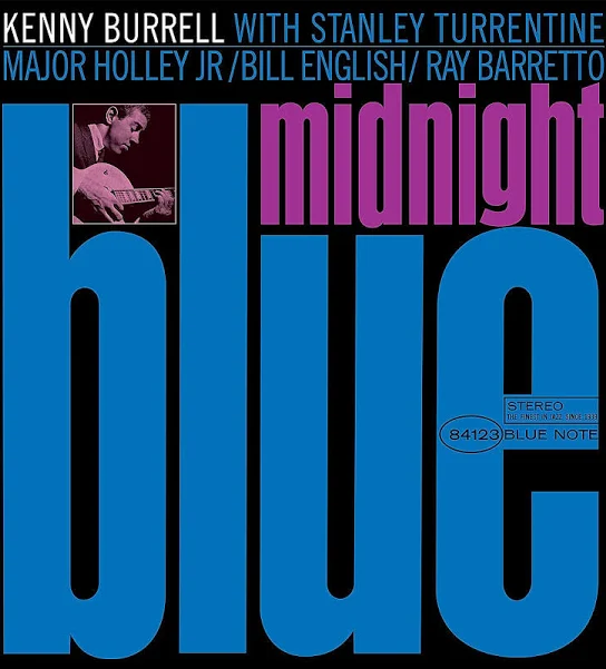 Cover of Midnight Blue by Kenny Burrell